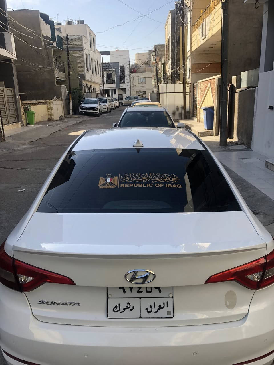 سلام عليكم سوناتا مديل ٢٠١٦ سياره نضيفه مابيه اي نقص سياره بدون حادث بيه صبغ بل هلال مال جاملغ الخلفي وبيه بارد بل باب مال سايق سياره فوال موصفات فتحه بصمه رادارات كشنات تدفعه سعر السياره ١٣٧ وبيها مجال مكان السياره بغداد رقم ***********
