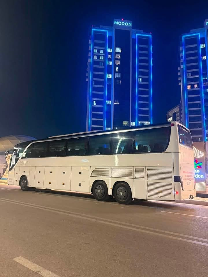 باص ام سيوف 417
للبيع رقم كركوك إنكليزي بأسمي شرط التحويل
خط بصرة بغداد هيأة مصفرة
كير عادي 
مكينة ٨ 
مديل ٢٠٠٤ اصل 
٦٠ نفر 
بجم حديث 
تخم تاير جاهزه للعمل  
السعر ٨ شدات وبيه مجال 
مكان بعقوبه 
رقم ***********
