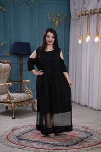 دشداشة نسائية • قطن زبدة • شرط الفحص