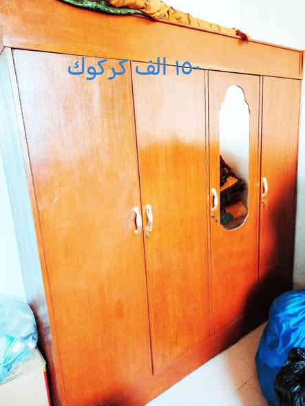 غرفه نوم نضيفه كاونتر وميز مكتبي وجربايه أطفال نفر واحد نضيفات للبيع كركوك الاستفسار الاتصال واتس اب هم موجود *********** كركوك
