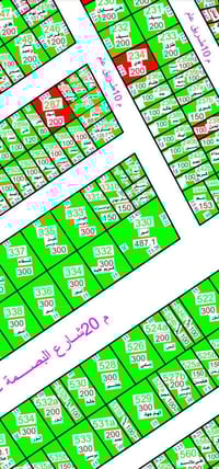 مكلف بالنشر  قطعة أرض في البصمة موقع مميز رقم القطعة 286a  مساحة 88 مت...