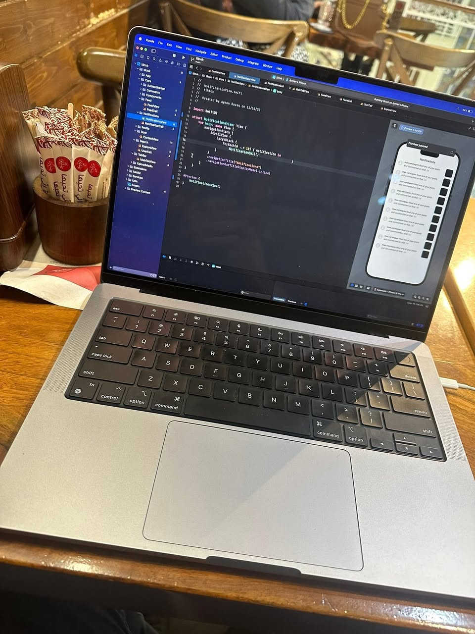 MacBook Pro M1 Pro
البطارية: 94%
 عدد الشحنات: 135 شحنة فقط
 الاستخدام: استعمال خفيف كلش، اللابتوب نظيف مثل الجديد
 الحالة: بالصندوق وبيه كل الملحقات الأصلية
 الشراء من: ترند موبايل المنصور
الماك نظيف، ما بي أي خدش ولا مشكلة، جاهز 
للتجربة قبل الشراء 
 السعر: 990.000 د.ع
 البيع للجادين فقط، واللي يريد يتواصل خاص.


**إذا كنت صاحب هذا الإعلان وتريد حذفه لأي سبب، رجاءا أرسل رسالة إلى الدعم الفني**