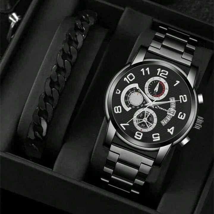 بوكس ساعة رجالي
لأنكم تستحقون كل شي مميز وفرنا لكم أجمل بكج مميز رجالي من ماركة شي آن SHEIN 🖤

🎁 البوكس مكون من :
ساعة مع سوار مع علبة محكمة ✔️✔️

مواصفات الساعة
✅ماكنة أصلية كوالتي عالي جدآآ 💯
✅مقاومة للماء 
✅مقاومة للخدش
✅لون ثابت
✅ علبة محكمة
✅طلاء ثابت , ضد الصدأ
✅تحتوي على تاريخ
يصلح هدية لأقرب مخلوق على قلبج 💋
توفرت ب٣ آلوان 🖤💛🩶
 
 🚘يوجد خدمة توصيل لجميع محافظات العراق


**إذا كنت صاحب هذا الإعلان وتريد حذفه لأي سبب، رجاءا أرسل رسالة إلى الدعم الفني**