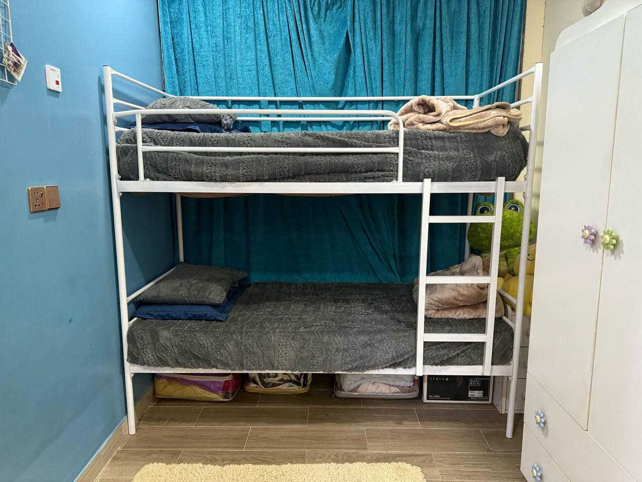 سرير حديد ابيض او اسود
سرير حديد طابقين 

سرير حديد ودوشمة طابقين

قياس 90 في 190 

او اي قياس حسب الطلب 

السعر 195 للحجز ***********
