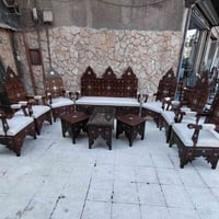 طقم عرابي • خشب جوز • صدف سنان