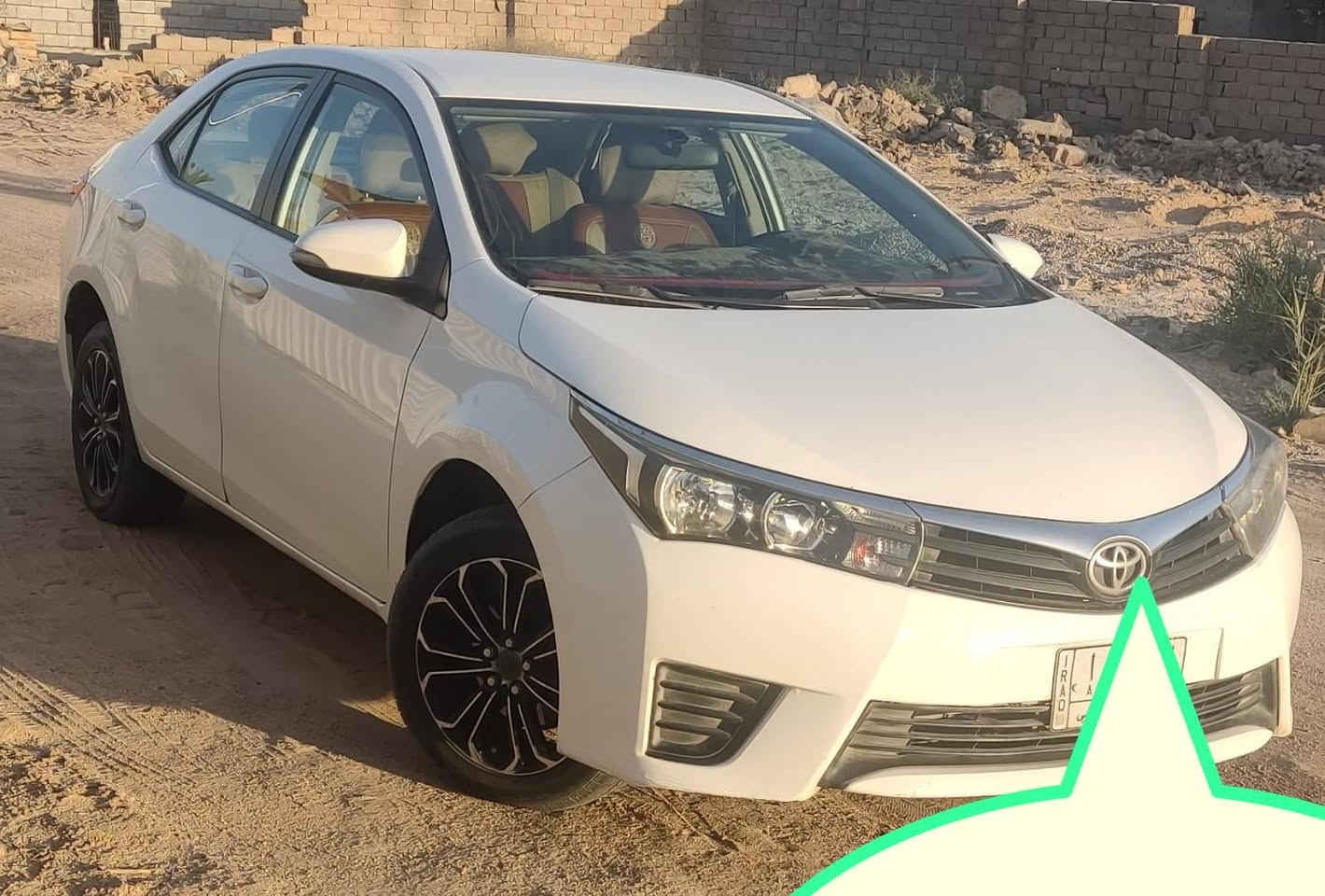 كورلا خليجي للبيع موديل ٢٠١٥
السعر ١٤٢ ورقة وبيها مجال 
تفاصيل اكثر الاتصال *********** البصرة, العراق
