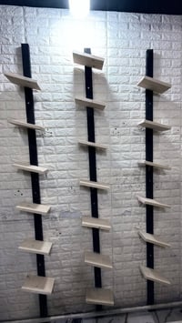 ستاندات خشب • ١٥ قطعة • ديكور محل احذية