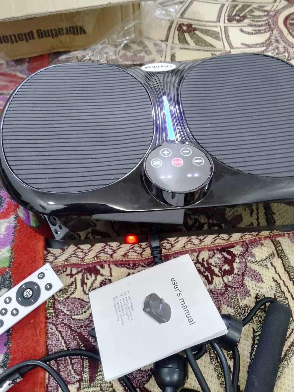 السلام عليكم 
جهاز تنحيف رجاج جديد يتحمل وزن 120الى 150كيلو


**إذا كنت صاحب هذا الإعلان وتريد حذفه لأي سبب، رجاءا أرسل رسالة إلى الدعم الفني**