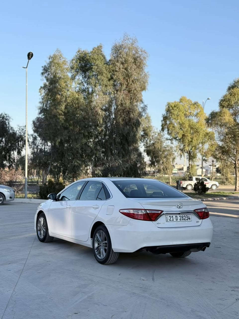 تۆیۆتا کامری 2016 مواسەفات SE
ڕەنگ سپی بەفری گێڕ ئۆتۆماتیک و گێڕ عادی و تحدید سرعە و تراکشن کۆنتڕۆڵ و Auto Hold و وایەرلێس چارج و USB و کوشن کارەبا و هەر چوار تایە حەساس و سیستەم ECO سەیارەکە زۆر جوان و پاک ماوەتەوە
161miles تەنها ڕۆشتووە
پێنج پارچەی بۆیاخە بێ ناو گرتن
سەنەوی و ژینگە و ڕێگە و بانی نوێیە تا 2027
گێڕ و مەکینە بە شەرت برغوی با نەدراوە
تحویل و غرامەش بە شەرت
ژ.م/***********
***********
***********
*********** شمشمل, السليمانية
