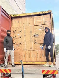 حاوية رقم 2   العنوان يغداد الكاظمية جكوك الشارع العام  مجاور بانزين خ...