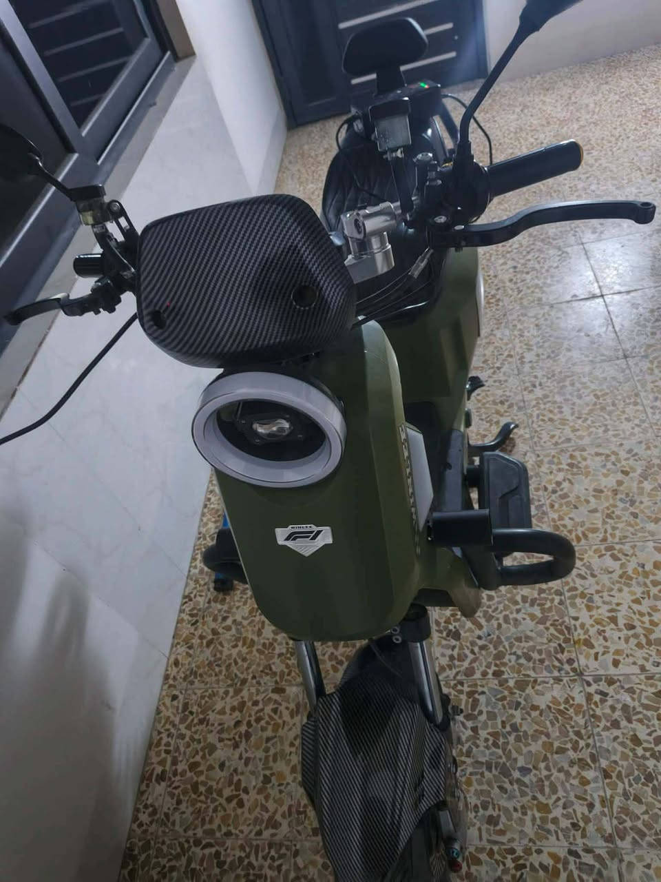 السلام عليكم ورحمة الله عندي دراجه شحن للبيع نوعيه f1ماطور اخو الجديد نضافه 99/100مستعمل شهر غراض كامل اي عيب مابي ماطور 4سرع 5بطاريات دبل سرعه136كلشي مابي الله شاهد  سعره 650وبي مجال بسيط استفسار اكثر خاص او اتصال بل رقم‏‪***********‬‏مكاني كركوك
