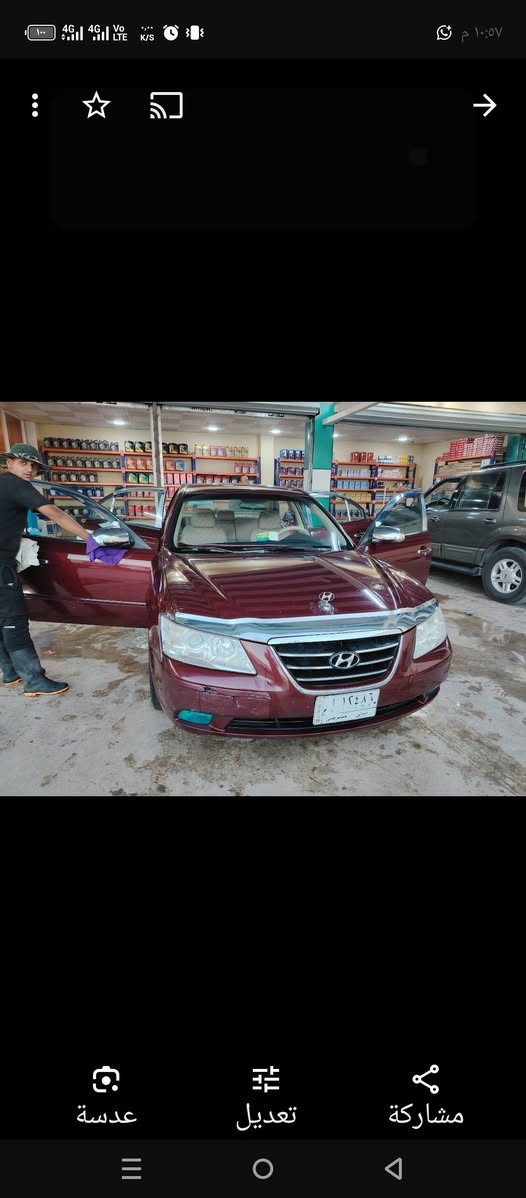 السلام عليكم 
سوناتا 2009
رقم ديالى بأسمي تحويل ثاني يوم 
كير محرك خير من الله 
الحداديه 75% 
السونار موجود ب المنشور 
السعر 105
ديالى بعقوبة الهويدر 
***********
***********
