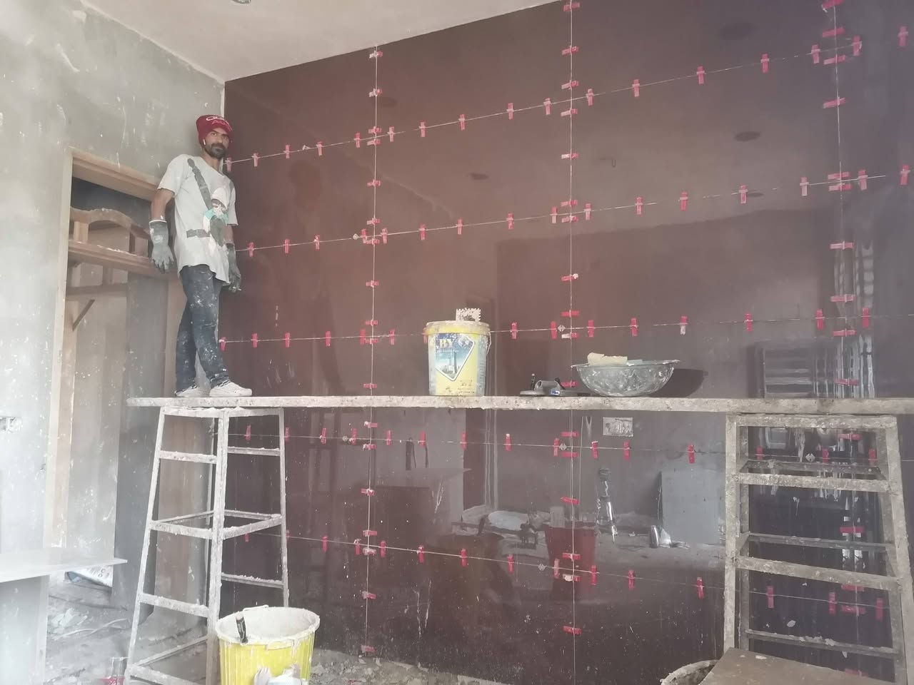 اسطة ميسان شغل جميع الرضيات وال جدران تغليف بايات مرمر كرانيت كاشي تغليف لوح ارضي ***********
