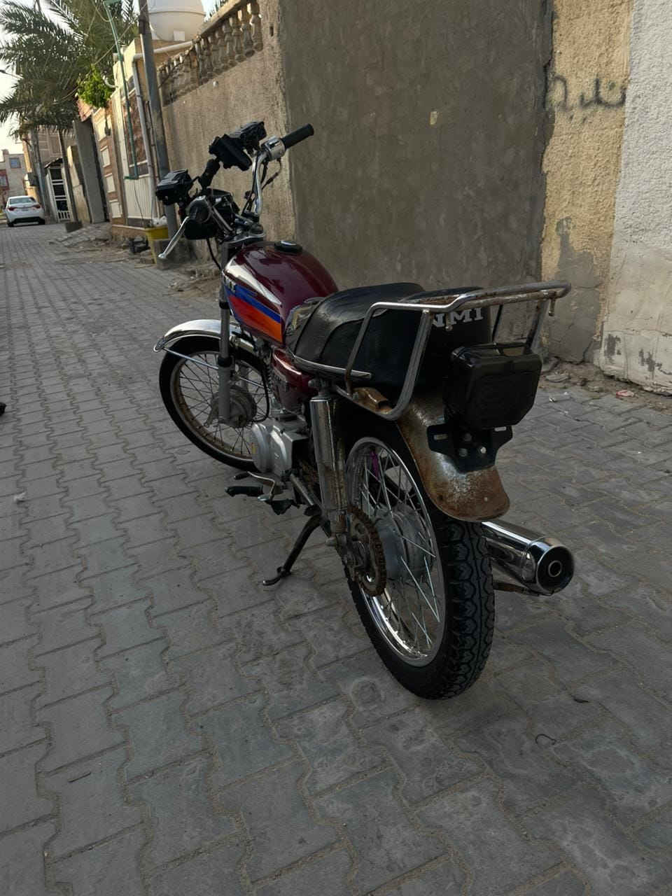 سلام عليكم نامه شلامجة مديل ٢٢ دراجة حلوه ونضيفه رقم انكليزي لوحات موجوده  وسنويه رقم *********** مكاني بصره تحويل ثاني يوم سعر مناسب
