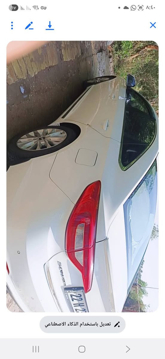 كيا سوناتا 2015 شكل ال17 كفاله عامه اربيل بأسمي مري شفط قطعتين تبريد حساس خلفي اشاير بالمري تحكمات ستيرن مري اوتو وباقي مواصفات معروفه السعر ١٦٥ وبيهه مجال 
الاتصال ***********
