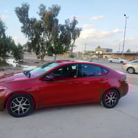 دوج دارت موديل 2016 وارد بيها قطتين بس رش بدون داخل شاشه جبيره دبل كزو...