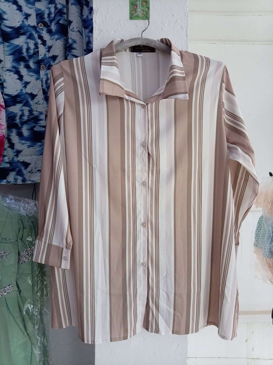 اللهم صل على محمد وعلى آله محمد
قميص نسائي مقلم
٦ اللوان منL - 3XL
سعر القطعه ب٨ الف 
توجد خدمة توصيل داخل الكوت
العنوان كوت الخاجية فرع رئاسة الصحة
 شارع مفروشات الحاج شمران
مقابل باب الصحة الخلفية


**إذا كنت صاحب هذا الإعلان وتريد حذفه لأي سبب، رجاءا أرسل رسالة إلى الدعم الفني**