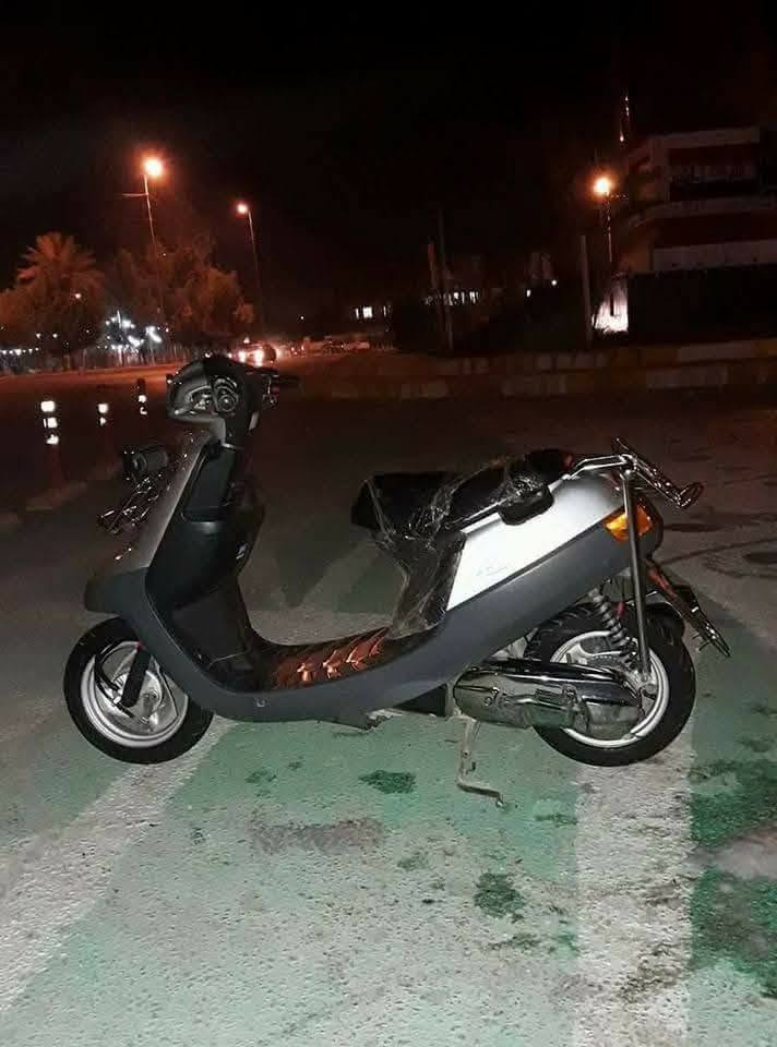 سلام عليكم أصدقائي درجه زعره خطين قفل اكسن  درجة براغي مامفتوح بيه. حاويه  بيع مستعجل. ٤٠٠ وبيه مجال الرقم ***********. رقم صاحب الدرجه مكاني شارع سالم  الدوانية
