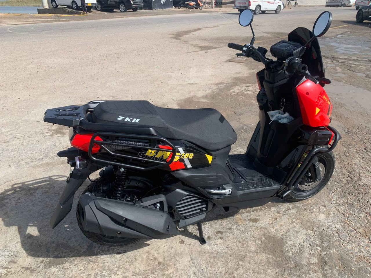 سلام عليكم  دراجه البيع جديده مامفتوحه   *********** البصره القرنه مليون 600بيهه مجال
