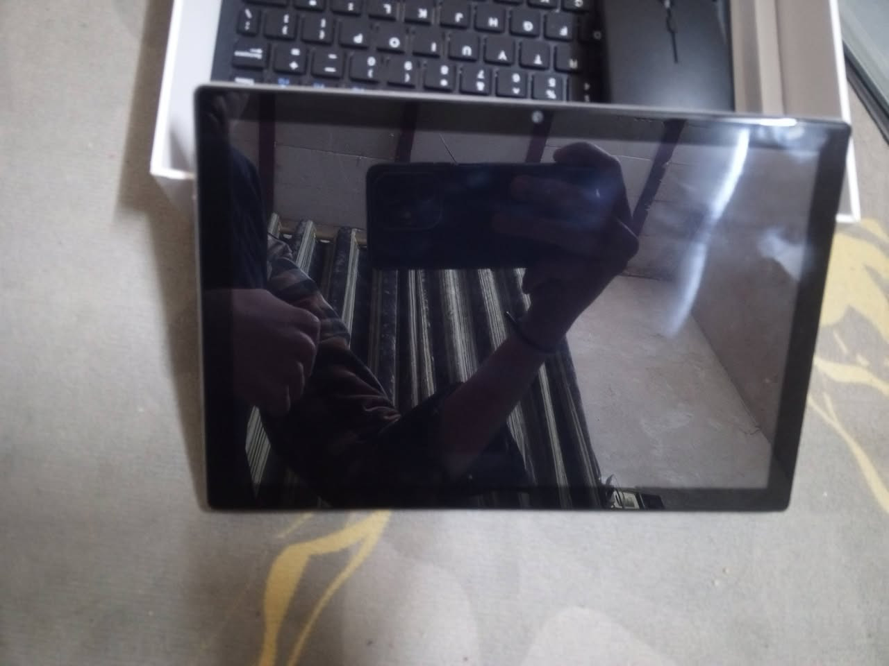 السلام عليكم
ايباد IT_801B 

اصدار Android 14

ذاكرة 128 

بطارية 6000

ملحقاته 

كيبورد 

ماوس 

قلم 

ايباد نضيف وما مستعل صار شهرين من اخذته وما فاتحه

سعره 100 الف 

شراي تعال خاص


**إذا كنت صاحب هذا الإعلان وتريد حذفه لأي سبب، رجاءا أرسل رسالة إلى الدعم الفني**