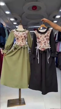 #فستان خامه داابل ملكي 🌹 #القياسات 38/40/42/44/46/48 للحجز التواصل داي...