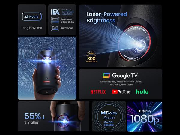 حوّل بيتك إلى سينما حقيقية مع بروجكتر من إنكر
Nebula Capsule 3 Laser

🔹  صورة واضحة بدقة 1080p وتدعم تشغيل 4k
🔹 حجم شاشة يصل إلى 120 بوصة
🔹 تقنية Laser لعمر تشغيل طويل
🔹 نظام Android TV 11 (YouTube – Netflix)
🔹 بطارية مدمجة للاستخدام في أي مكان
🔹  سطوع: 300 ANSI Lumens
🔹 صوت قوي بتقنية Dolby Audio
🔹 خاصية Auto Focus
🎬 خذ السينما معك أينما تذهب 
الجهاز نظيف ٩٥٪؜ بدون كارتون
📦 جهاز صغير… تجربة سينما كبيرة
📩 للحجز أو الاستفسار راسلنا على الخاص


**إذا كنت صاحب هذا الإعلان وتريد حذفه لأي سبب، رجاءا أرسل رسالة إلى الدعم الفني**