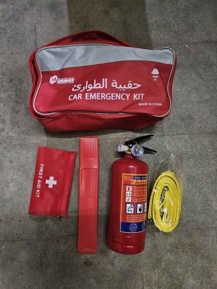 🧳 ⛑️  حقيبة الطوارئ  ⛑️🧳

⭐️ حقيبة متكاملة مثالية للحالات الطارئة متعددة الإستعمالات وجودها ضروري في جميع السيارات 👌

⚡️محتويات الحقيبة:

1- طفاية حريق ١ كغم 🧯

2- عاكسة على شكل مثلث سهلة الطي ⚠️

3- حبل سحب متين جدا ⛓️

4- اسعافات أولية 🏨 بغداد, العراق


**إذا كنت صاحب هذا الإعلان وتريد حذفه لأي سبب، رجاءا أرسل رسالة إلى الدعم الفني**