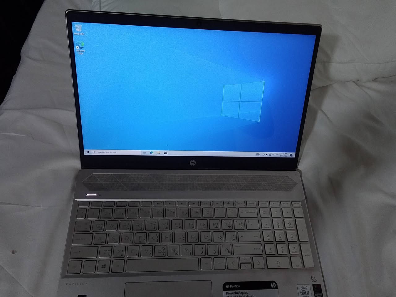 Hp Pavilion.
Core I7 جيل عاشر 
Intel Iris Plus 4GB  كرت داخلي
8GB رام
1T Ssd m.2 ذاكرة 
15.6 Full Hd IPS شاشة
لابتوب كلش نظيف وبطارية ممتازة 
سعر 400 الف للتواصل خاص عنوان بغداد
***********
