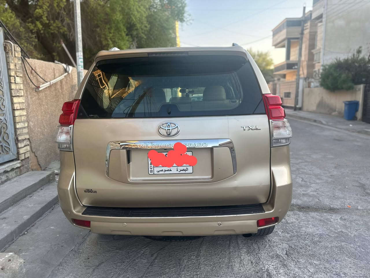 للبيع او المراوس
برادو 2011
مكينه 2700
4سلندر 
فور ويل 
ماشيه 280 قابل للزيادة
محرك وكير وتبريد كفالة  
بارد شويه بالباب جهة السكن وباب صبغ خلف السائق بسبب شخط بدراجة وبيها جراد بالبنيد  
حداديه جديده
السيارة مابيها اي نقص وكلشي بيها شغال وبلادي 

رقم بصرة مشروع وطني بأسمي تحويل اي محافظة تحويل مباشر 
مكاني بغداد المنصور 
سعرها مناسب  ١٩٠ وبيه مجال كلش بسيط
***********
