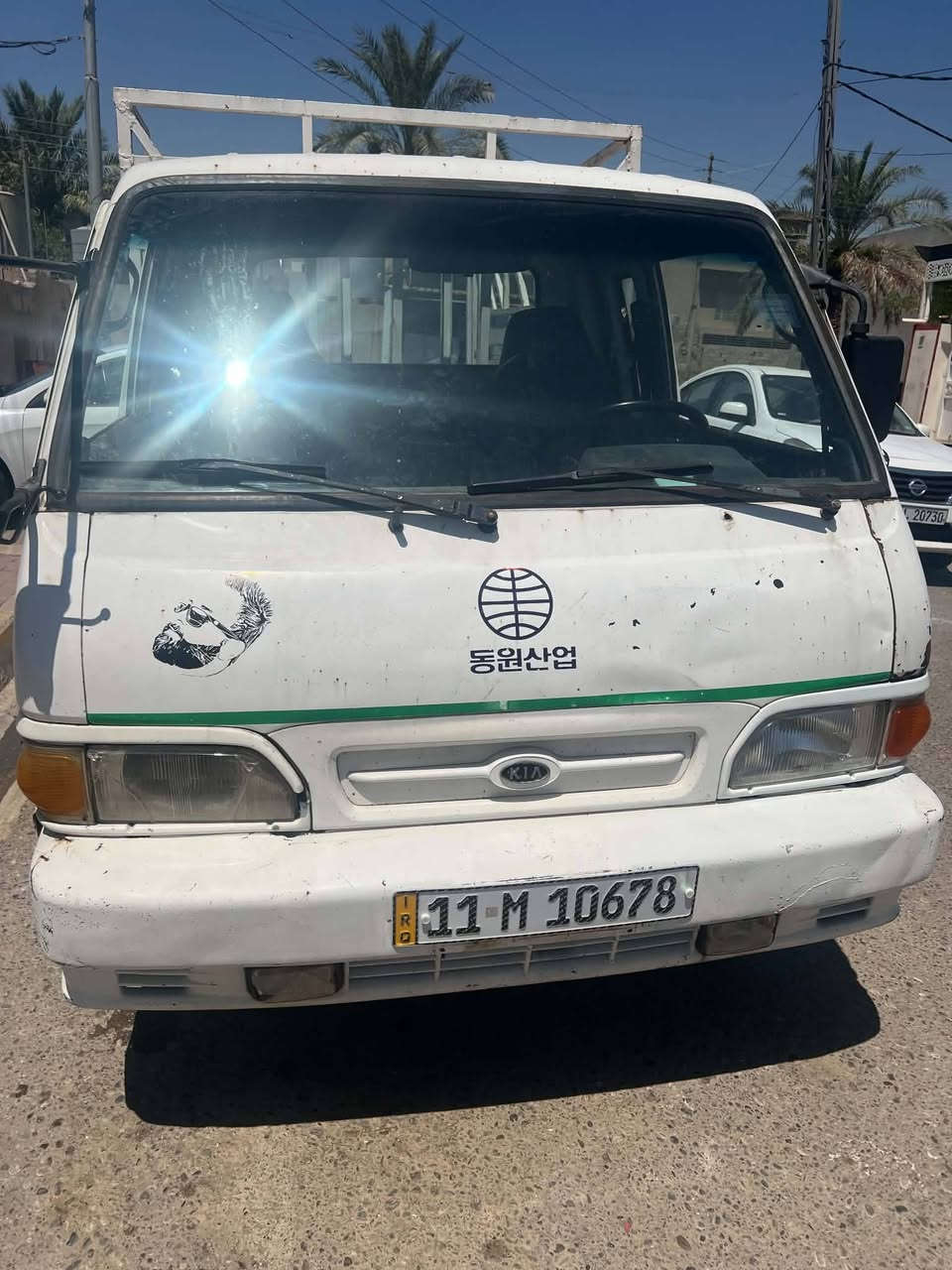 كيه بنكو 96
ابيض كير ومحرك بشرط 
7جنكال
رقم بغداد جديد مشروع وطني 
حصه كاز بيه
شرط التحويل بسمي 
السعر 55 
***********
