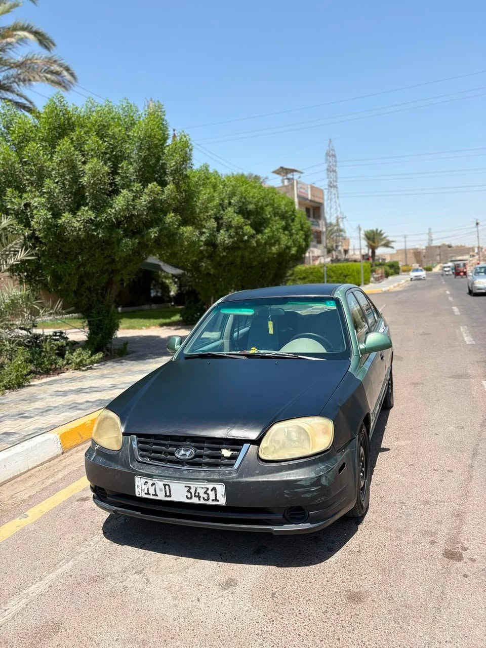 السلام عليكم
سياره اكسنت ٢٠٠٥ للبيع مكينه ١٦٠٠ خير من الله عده التبريد مو شغال 
الگشر مثل ما موضح بل صور رقم مميز رباعي تخم تاير جديد حدادية صدر جيده دوشمه جديده 
السعر ٥٠ ورقه وبيها مجال بسيط
*********** اتصال + واتساب 
الموقع الغزاليه شارع البداله
