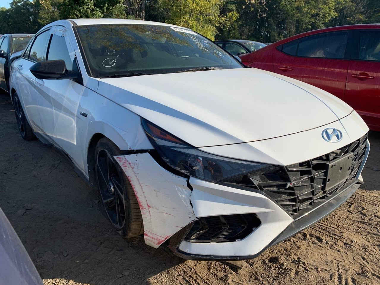 النترا N line 2022 ماشية 80 الف كيلو فول مواصفات معروفة فئتها كفالة كلشي عدى هاي الطخة بعدني مامصلحها صور الحادث موجودة ***********السعر175وبيهة مجال
