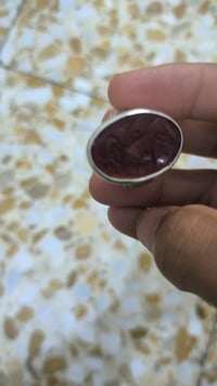 عقيق يماني • فضة • بغداد المعامل