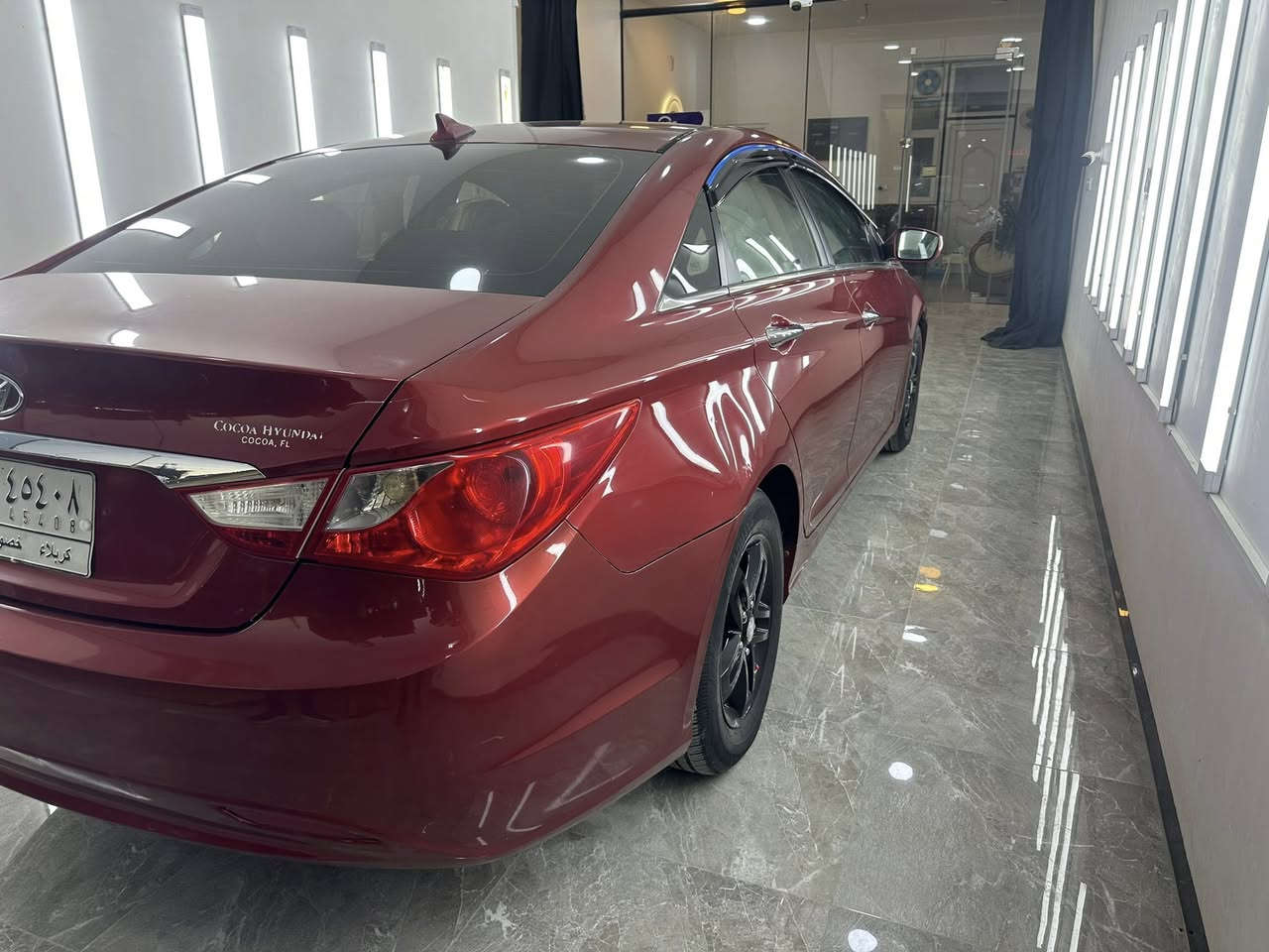 السلام عليكم سوناته موديل 2012 مكينه كير تبريد حداديه تخم تاير كل جديد سياره جديده تحول مباشر ع كربلاء الحر *********** سعر 105
