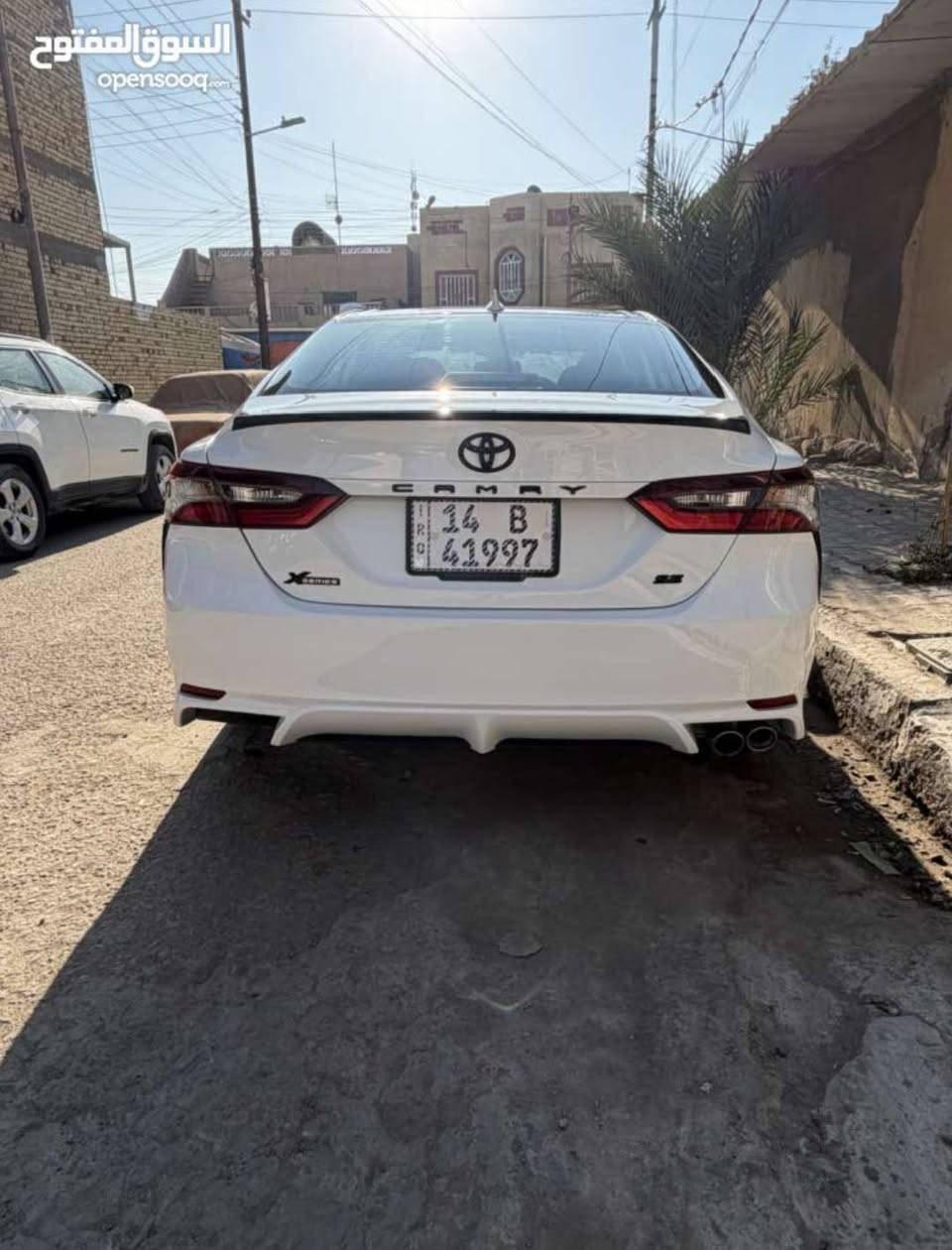 كامري 2024
وارد امريكي 
فئةSEالXP
حادث السياره غرق مكفوله من كلشي كير مكينة كهربائيات السياره جاهزة على الاخير اللون ابيض سموك 
عداد المسافة 5400KM 
يوجد تعديل pdr اثر شخطين

رقم بصره مميز 
التواصل على هذه الرقم فقط
السعر 235وبيها مجال للشراي
التواصل فقط على هذه الرقم واتساب 

***********
عنوان البصرة المعقل
