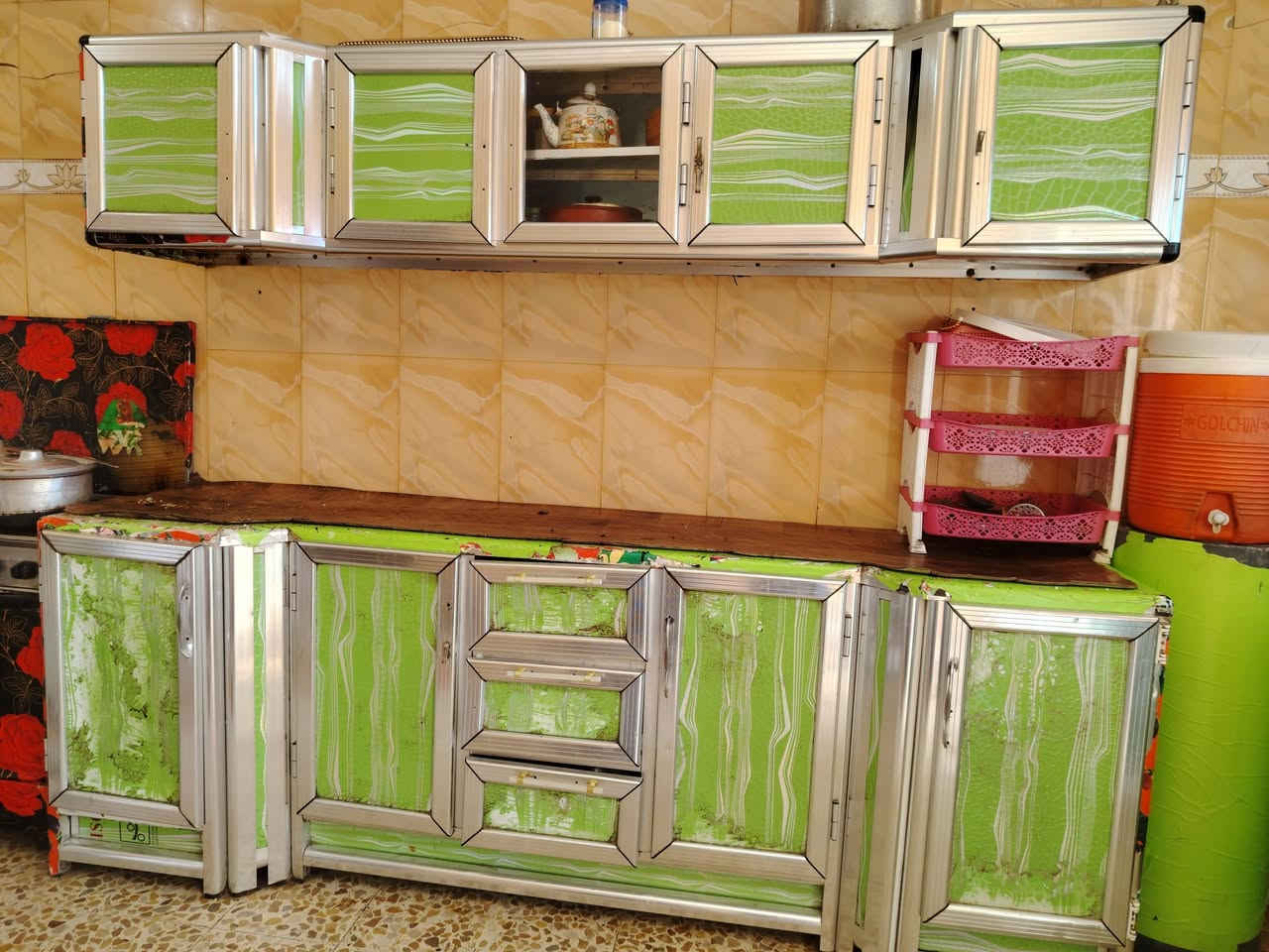 كاونتر للبيع مرتب جاهز للاستخدام السنك مرمره 
تواصل ***********
