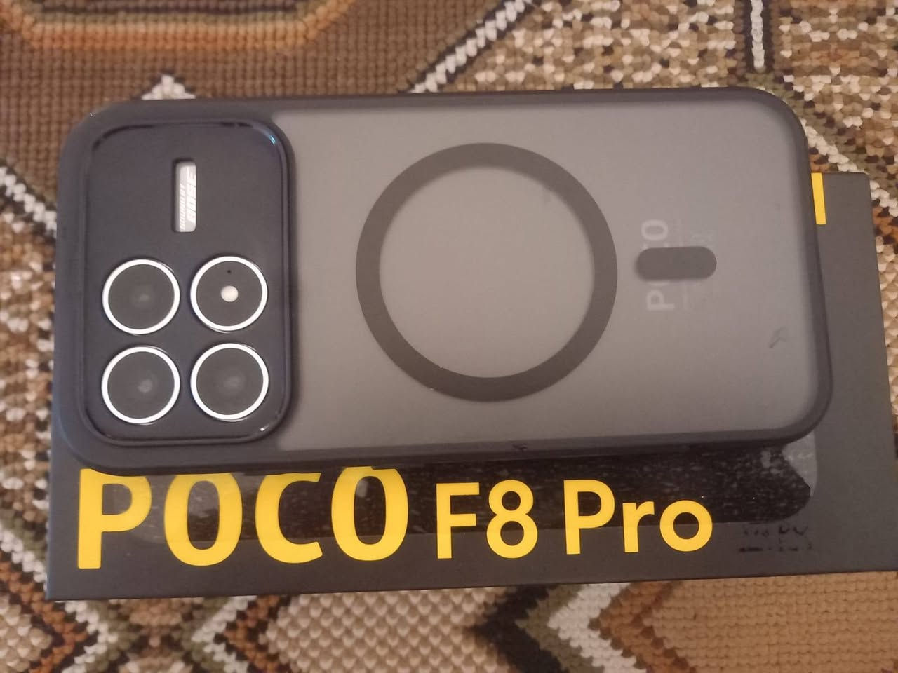 السلام عليكم بوكو f8 بروذاكره 512 الجهاز جديد كلش مشحون 38 مره السعر 650 العنوان بغداد غير متواجد فيس الرقم ***********
