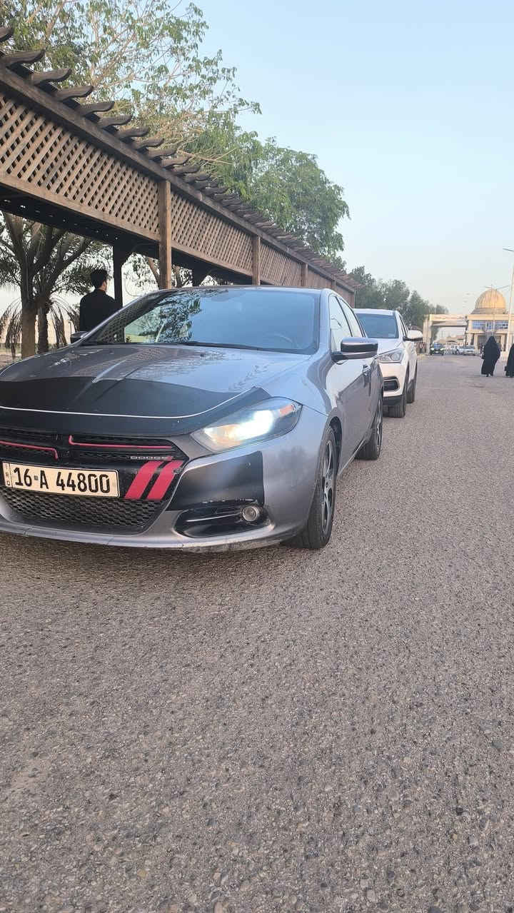 دوج دارت (Dodge Dart)
المحرك: 2.4L
شاشة كبيرة، كاميرا خلفية، وبقية مواصفات الـ Rally.
حادث أمريكا شبر من البنيد فقط تصليح بدون تبديل (مرفق بالصور)، وداخل العراق ضربة خفيفة بالجاملغ خلف السائق معمر.
محرك وكير مكفولان 
المكان: ذي قار - الناصرية.
مداور مباشر باسمي.
السعر: 8٫500$ (85 ورقة) وبي مجال للشراي.
للتواصل والاستفسار : ***********
