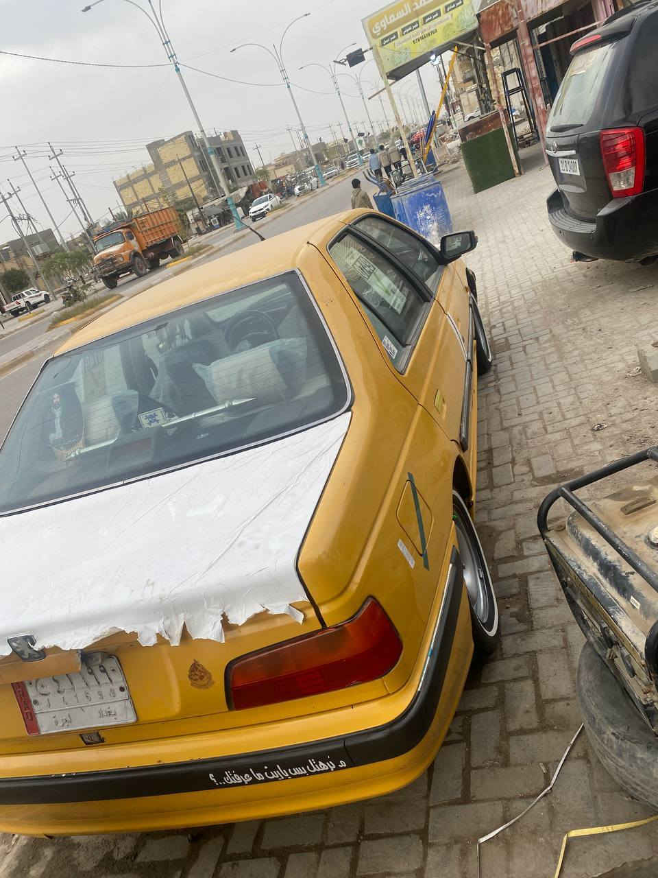 سياره بيجو بارص مديل15 ما بيه شي تبريد كله جديد رقم بغداد مشط جديد باور جديد دواخل جدد ما بيه خياس مكان سماوه سعر 37 وبيه مجال قليل ***********
