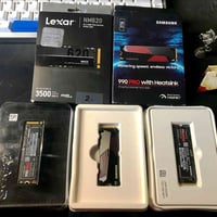 سامسونج 990برو 2تيرا • سامسونج 990برو 1تيرا • سامسونج 970ايفو 1تيرا