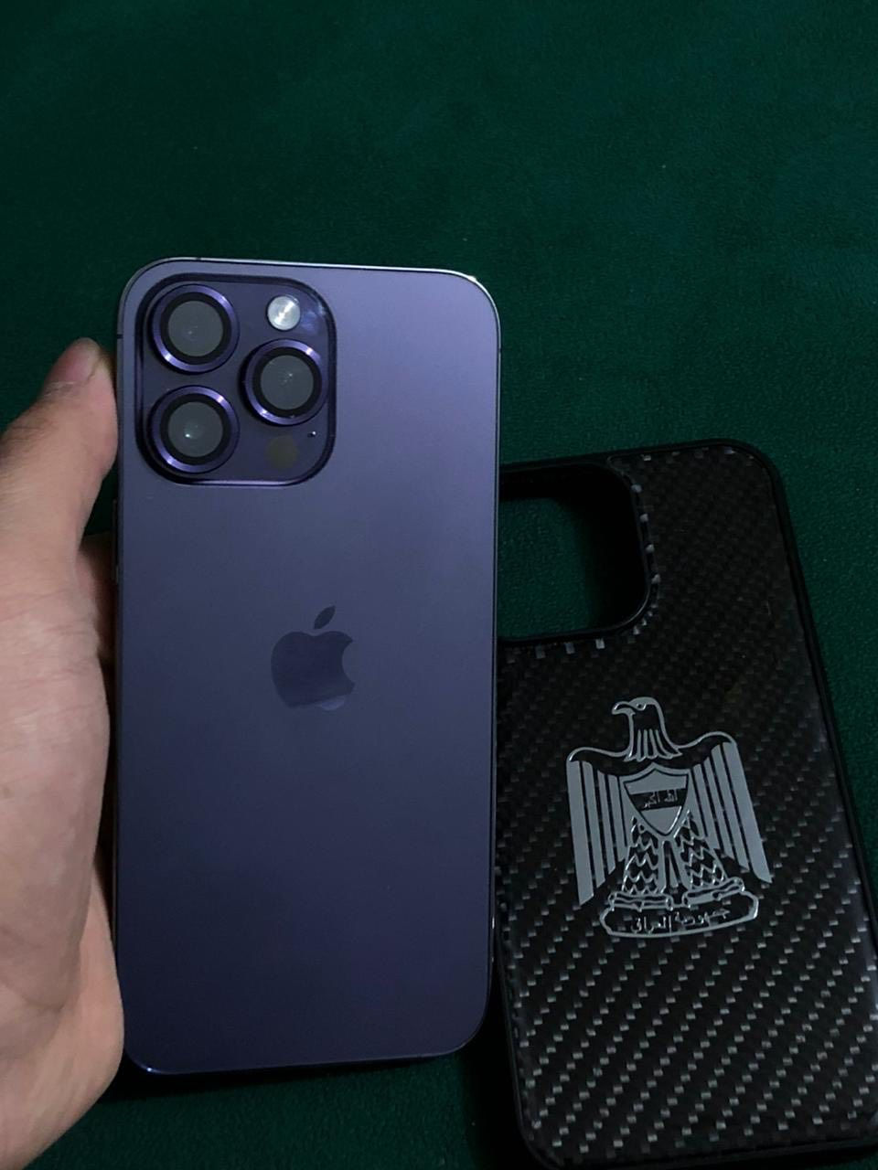 سلام عليكم ايفون 14برو ماكس ذاكره 256 بطاريه 94مكفول كفاله عامه جديد بعده زلغ مابي الشراي *********** مكان الحسينيه
