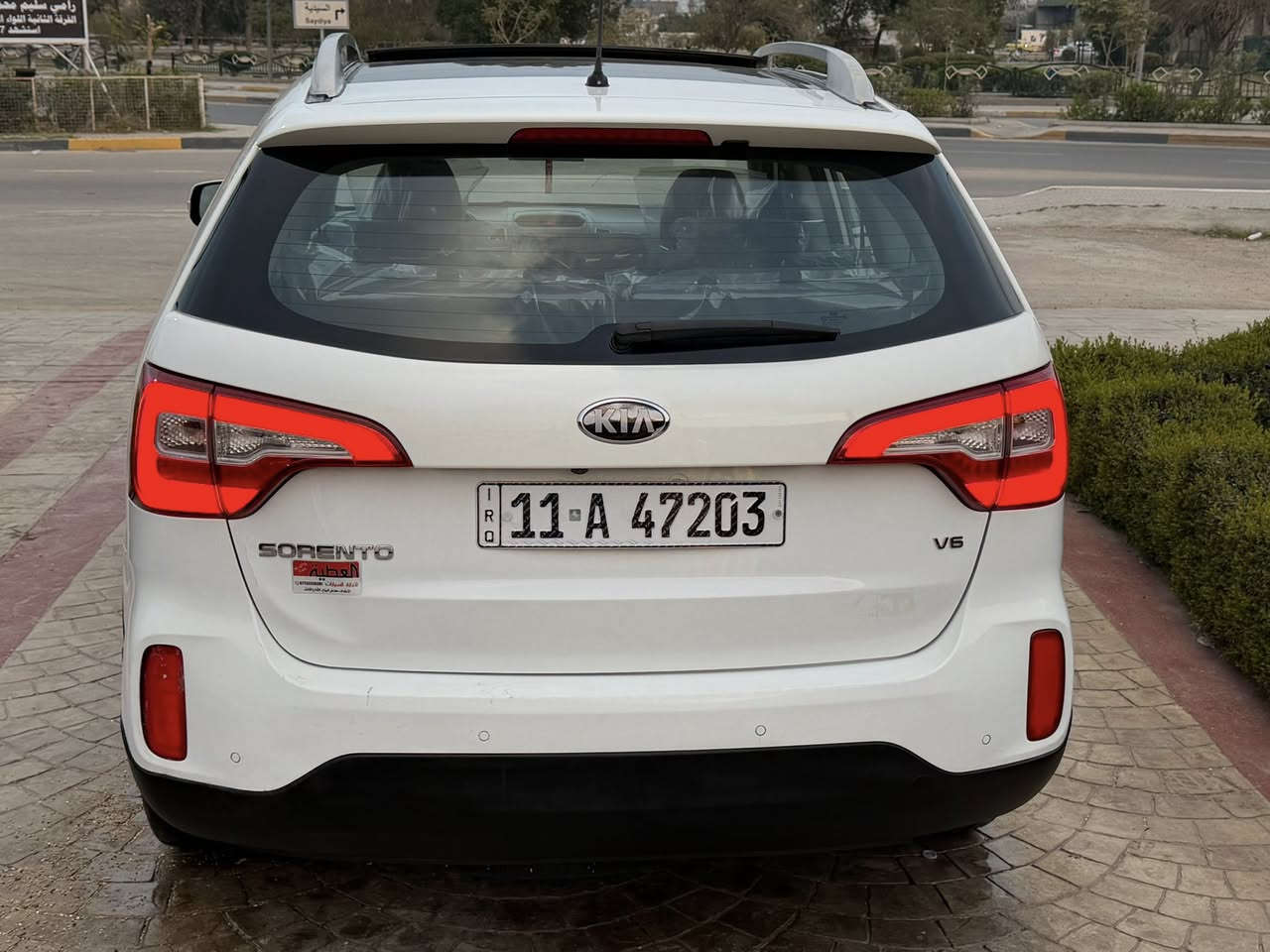 يالله 
سلام عليكم للبيع كيا سورنتو موديل ٢٠١٣ خليجي كفاله بدون قطره صبغ ولا تبديل كير مكينه تبريد حداديه تخم تاير كله جديد فوول مواصفات 
بانوراما 
بصمه
تحكم ستيرن
٧ راكب 
٦ سلندر 
زراك لايت 
لد امامي
لد خلفي
كشنات كهرباء
فول الفول  رقم بغداد تحويل ثاني يوم
العنوان بغداد البياع السعر ١٦٨ وبيه مجال للاتصال ***********
