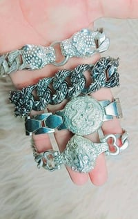 للبيع سوارات فضة استرليني مال بالة مختوم 925 وزن ثقيل وخشنات الشراي ال...