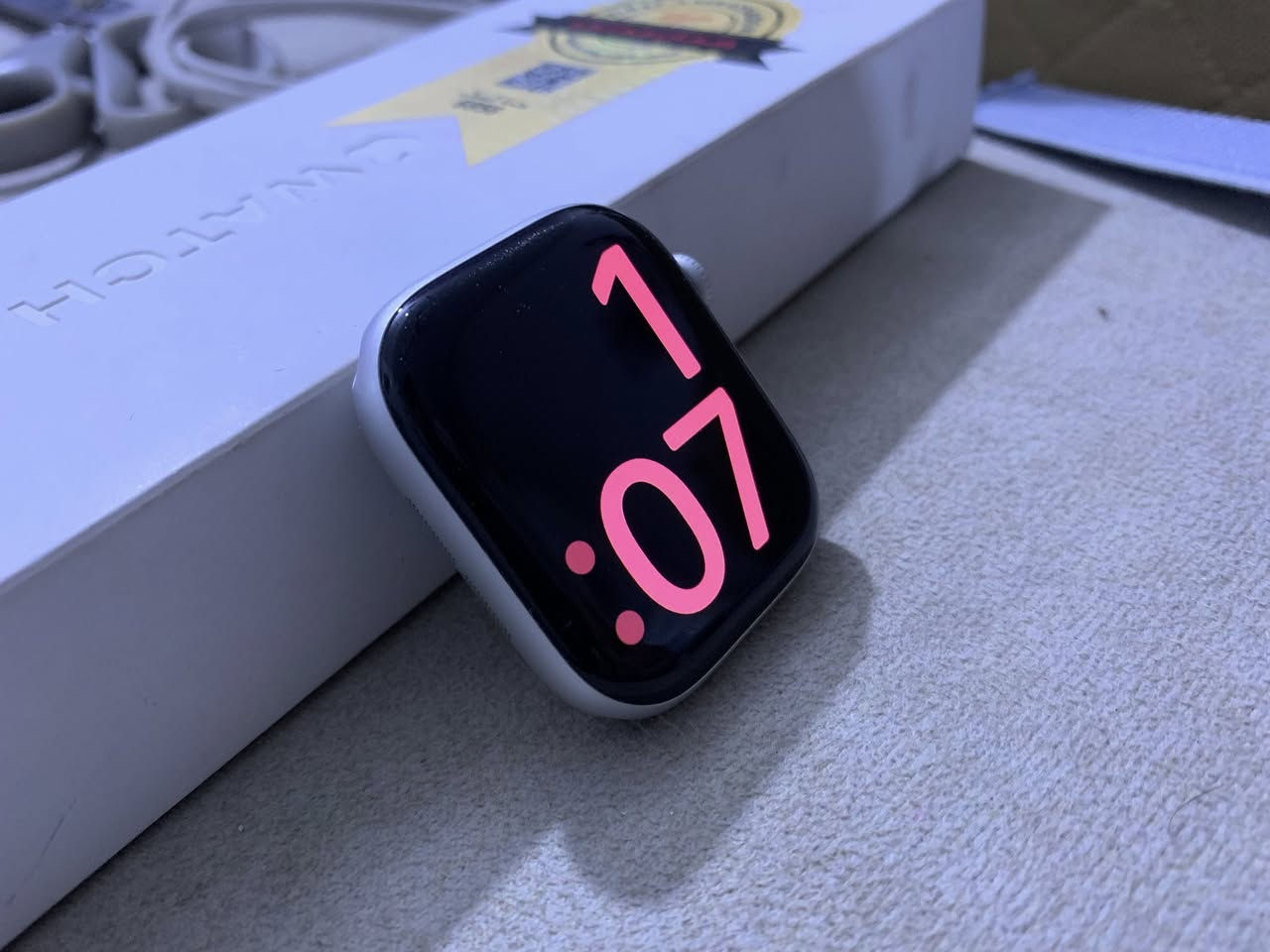 ساعة ابل الجيل العاشر مستخدمة قليل بطارية 100 حجم 46 كامل محلقاتها


**إذا كنت صاحب هذا الإعلان وتريد حذفه لأي سبب، رجاءا أرسل رسالة إلى الدعم الفني**