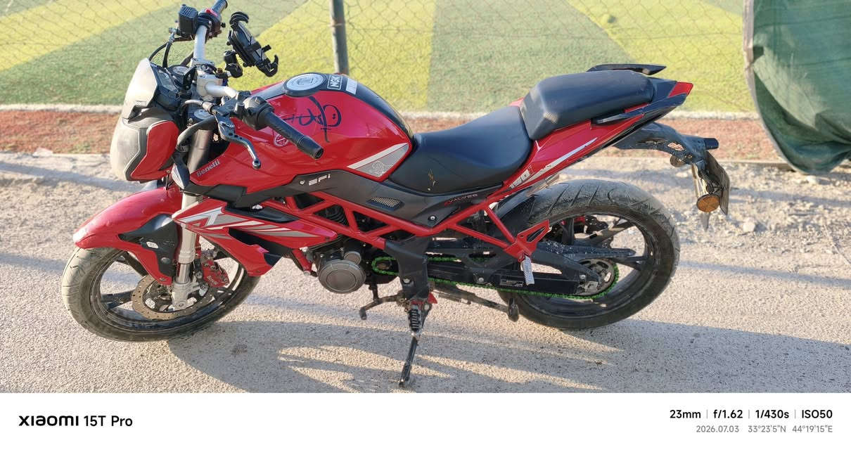 دراجة بنللي براند موديل 2022 رقم بغداد وسنوية لوحات انكليزي ماكينة 150cc ماشية 35097 استعمال شخصي دراجة نظيفة مطلوب بيها 2300 بيها مجال للشراي مكاني الكاظمية


**إذا كنت صاحب هذا الإعلان وتريد حذفه لأي سبب، رجاءا أرسل رسالة إلى الدعم الفني**