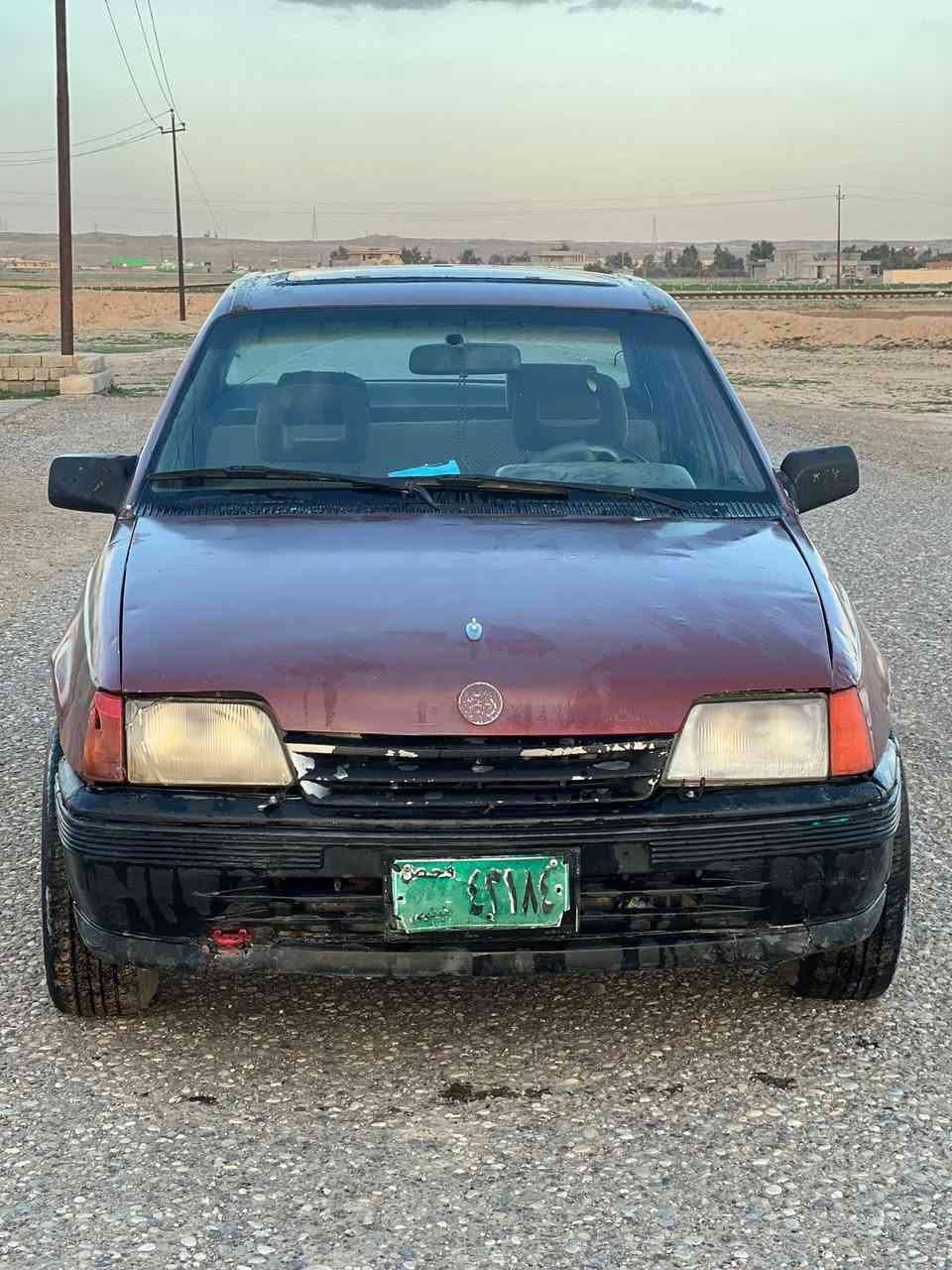 السلام عليكم للبيع فقط بدون مراوس اوبل كاديت موديل 91محرك وكير شرط مال كصه صدر تخم تاير جديد سياره جاهزه سنويه خضره ابيعك حبل مكفوله دوله وعشاير السعر)(9)وبيها مجال جدآ قليل هاتف ***********مكان السياره مفرق الشرقاط
