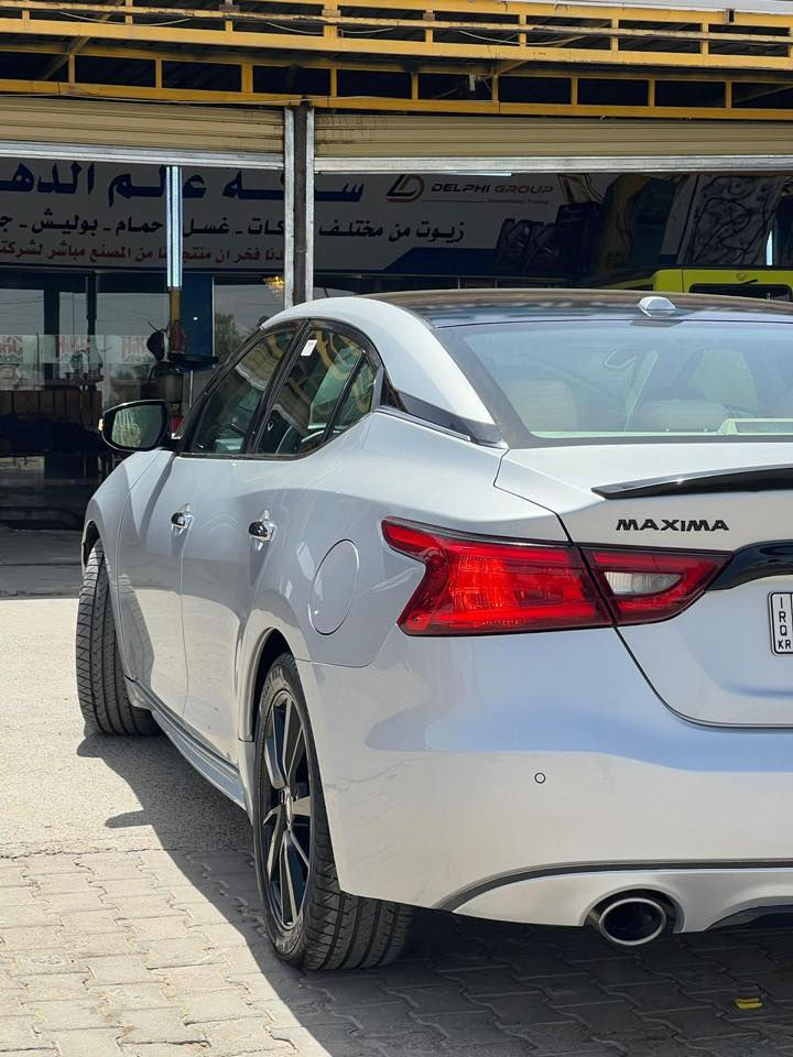 نيسان مكسيما 2017 
مكفوله من الصبغ والحادث 
سياره ادامه كامله من الدعاميه للدعاميه 
السياره موصفات  SV  
بصمه تشغيل + بصمه ابواب 
بصمت تشغيل عن بعد 
شاشه كبيره +شاشة اعطال 
تبريد شاشه +تبريد منفصل +قطعتين  تبريد 
داخل لونين اكريمي واسود 
منظومة زناز 
السياره خير من الله ماشيه 130 مايل 
بيها براد كير وكاله اصلي +دهن كير يعني راسك بارد 
السياره موجوده بتكريت رقم هزه  سنويه كله جديد 
رقم هاتف *********** 
السعر 145 وبيها مجال
