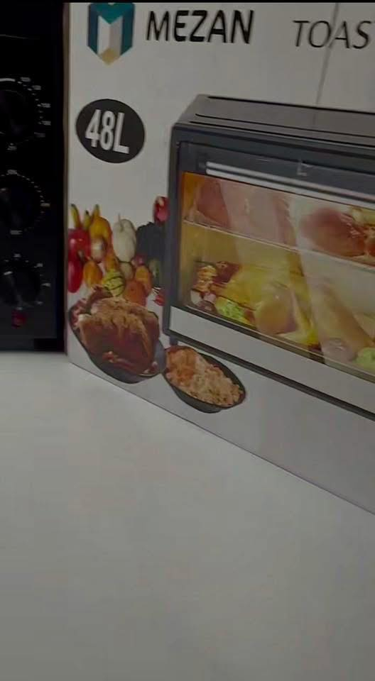 فرن كهربائي جديد بنايلون ولباكيت حجم جبير 48 لتر وبقوة 2600w دبل شمعه ماركة وضمان ملحقاته صينية وسيباية الي مهتم يتمم 50 وبل عافية للحجز خاص او على واتساب ***********
