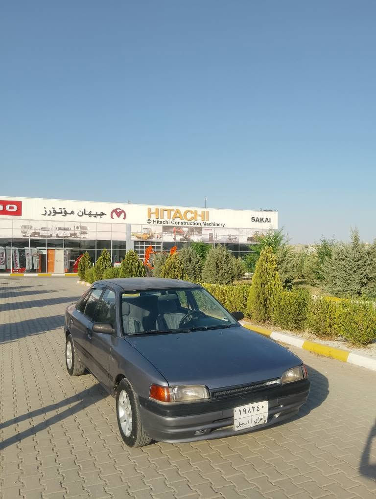 ماشاالڵە تبارك الرحمن 
مازدە 323دژە فیتەر 1991گیر مەکینەی کاربای تەقەو رەقەی بەشەرتە سەیارەکە سبوغ عامە بیلادی خسوسیە تەحویل غەرامە براوەی مروری بەشەرتە سعر31مجال 
هەولێر 
***********وەتساب فایبەر أربيل, العراق
