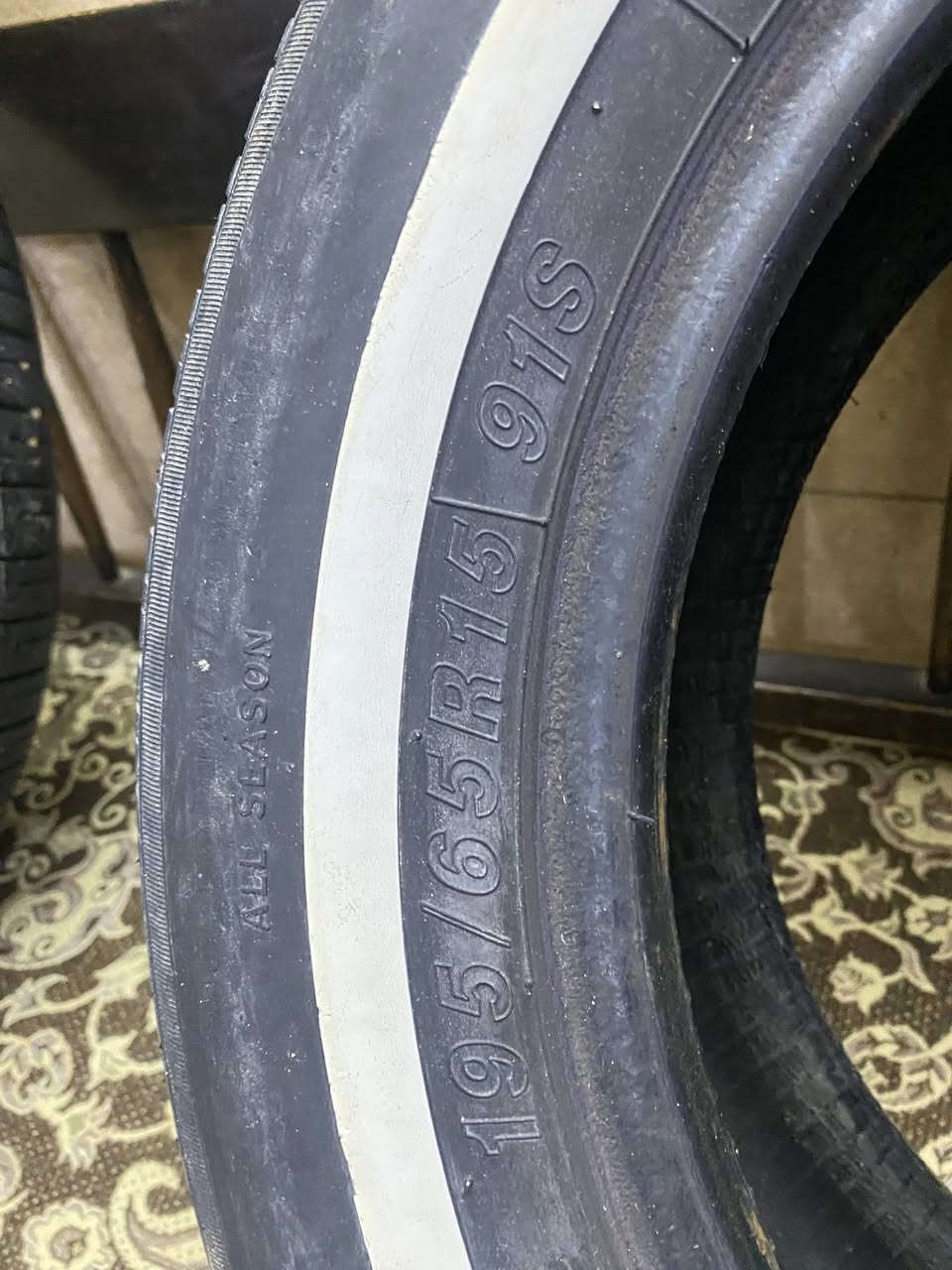 السلام عليكم  تخم تايرات نكسن حجم ١٥ على /٦٥/١٩٥ انتاج ٢٤ نقشتهن عاليه ونضيفات 
السعر ١٢٥ مكاني بغداد حي الجهاد ***********
